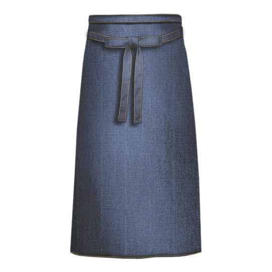 Fartuch Kucharski Jeansowy X989 - Denim Blue