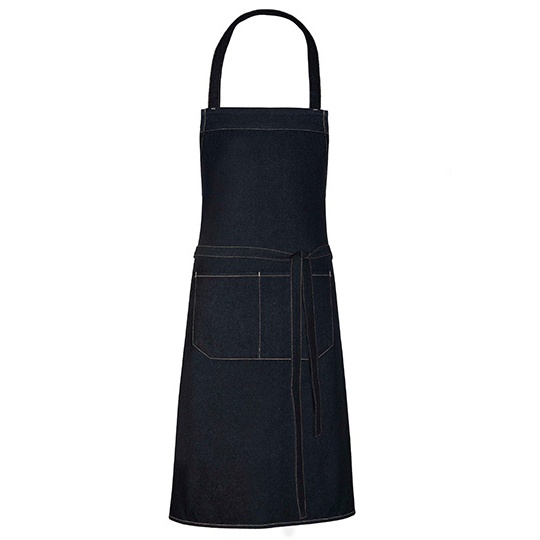 Fartuch Jeansowy Dekatyzowany X990 - Black