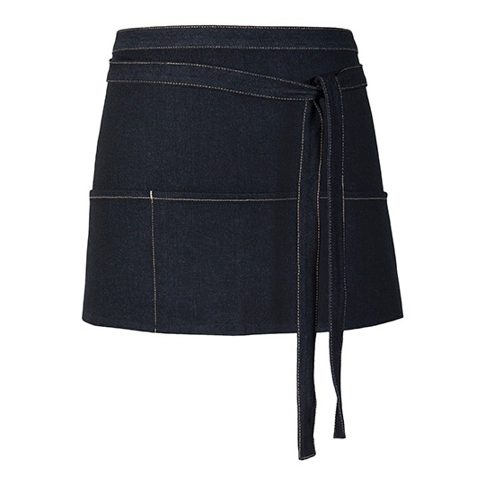 Fartuch Jeansowy Dekatyzowany X991 - Black