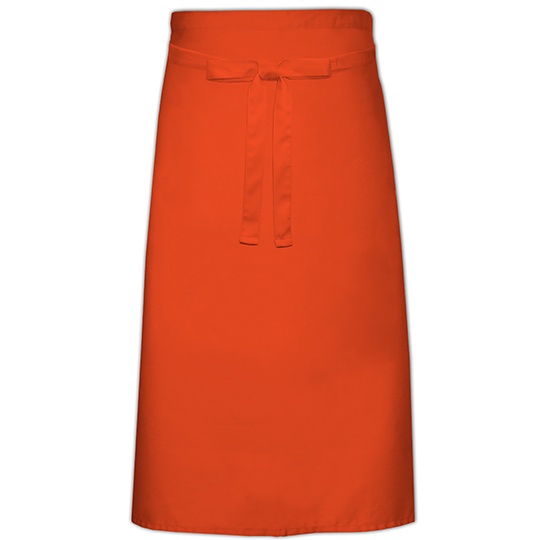 Fartuch kuchenny diagonalny X996 - Orange (ca. Pantone 1655)