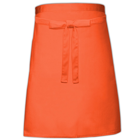 Fartuch Kuchenny Diagonalny Poliester Bawelna X997 - Orange (ca. Pantone 1655)