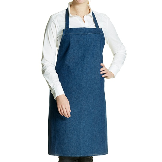 Fartuch Standardowy Jeansowy Dekatyzowany X998 - Denim Blue