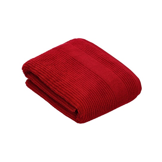 Recznik Kapielowy Bawelniany w Paski XF360B - Purpur