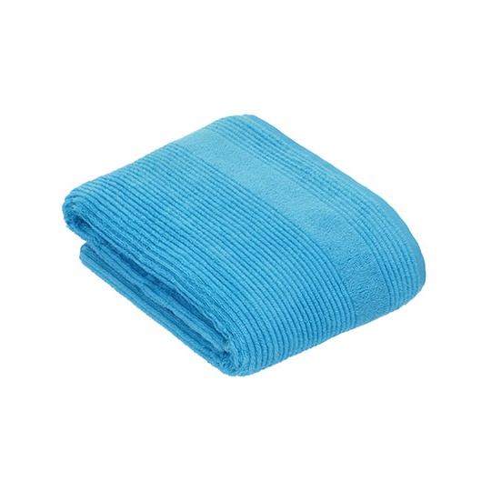 Recznik Kapielowy Bawelniany w Paski XF360B - Ice Blue