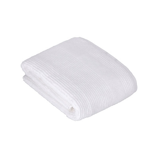 Recznik Kapielowy Bawelniany w Paski XF360B - White