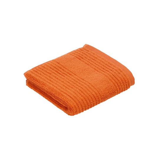 Recznik Goscinny Bawelniany w Paski XF360G - Electric Orange