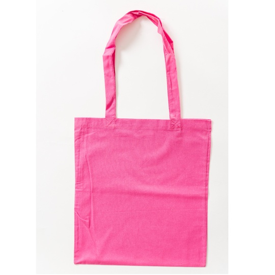 Torba Bawelniana Dlugie Uchwyty XT003 - Pink (ca. Pantone 219U-HKS 26-27)