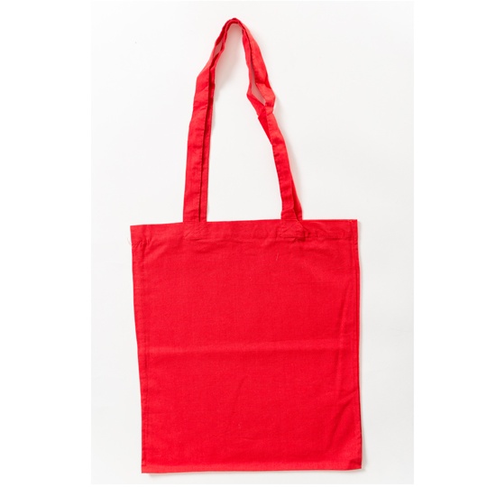 Torba Bawelniana Dlugie Uchwyty XT003 - Red (ca. Pantone 032U-HKS 13-14)