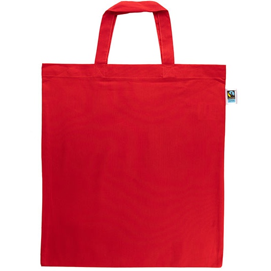 Torba Standardowa Bawelniana Fairtrade XT500N - Red (ca. Pantone 200C)