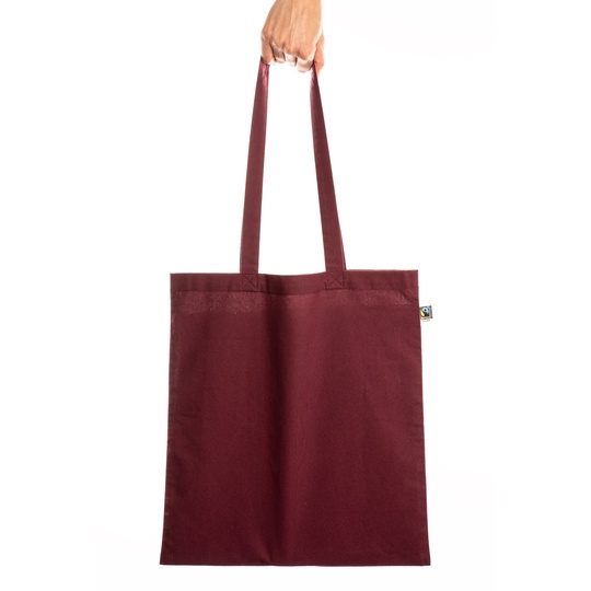 Torba Bawelniana Fairtrade XT600N - Burgundy (ca. Pantone 209 C)
