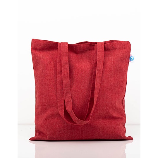 Torba Standardowa Bawelniana Recykling Poliester Recykling XT650 - Red (ca. Pantone 200C)