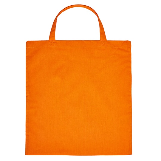 Bawełniana torba z krótkimi uchwytami XT902 - Orange (ca. Pantone 1505C)