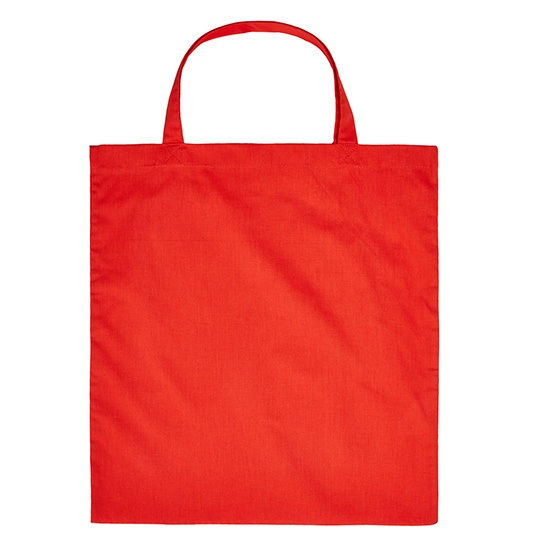 Bawełniana torba z krótkimi uchwytami XT902 - Red (ca. Pantone 186C)