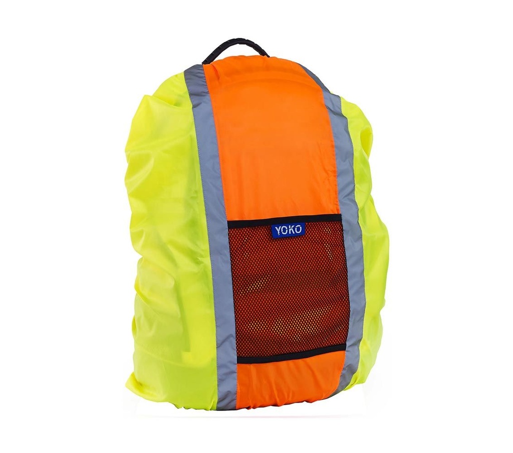Pokrowiec na Plecak Odblaskowy Wodoodporny YK068 - Hi-Vis Yellow & Hi-Vis Orange