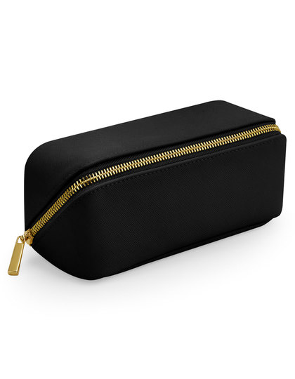 Kosmetyczka Plaska Poliuretan Saffiano BG761 - Black