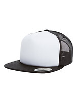 Czapka Truckerka Piankowy Front FX6005FW - Black & White & Black