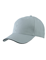 Czapka 5-panelowa Bawelniana MB6526 - Light Grey & Black