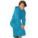 Szlafrok Dzieciecy Frotte z Kapturem Bawelniany AR021 - Deep Blue & Deep Blue