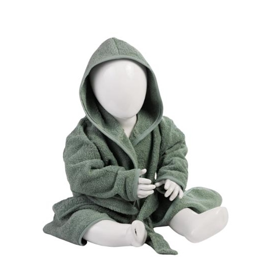 Szlafrok Frotte Z Kapturem AR022 - Old Green & Old Green