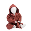 Szlafrok Frotte Z Kapturem AR022 - Old Pink & Old Pink