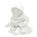 Szlafrok Frotte Z Kapturem AR022 - White & White
