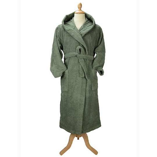 Szlafrok z Kapturem Bawelniany Frota AR026 - Army Green
