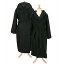 Szlafrok z Kapturem Bawelniany Frota AR026 - Black