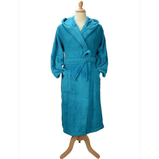Szlafrok z Kapturem Bawelniany Frota AR026 - Deep Blue