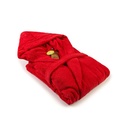 Szlafrok z Kapturem Bawelniany Frota AR026 - Fire Red