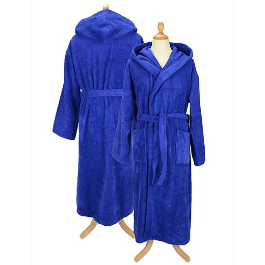 Szlafrok z Kapturem Bawelniany Frota AR026 - True Blue