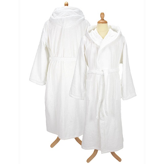 Szlafrok z kapturem AR026 - White