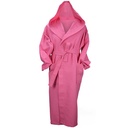 Szlafrok Luzny Bawelniany Waflowy AR028 - Pink
