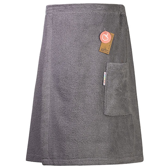 Kilt Kapielowy Bawelniany AR042 - Anthracite Grey