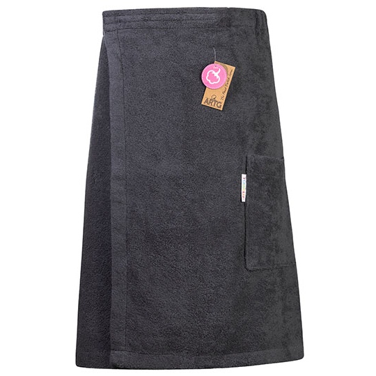 Kilt Kapielowy Bawełniany AR042 - Graphite