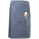 Kilt Kapielowy Bawełniany AR042 - Jeans Blue