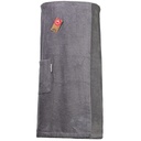 Kilt Saunowy Damski Bawełniany AR043 - Anthracite Grey