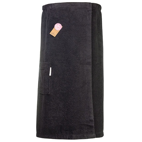 Kilt Saunowy Damski Bawelniany AR043 - Black