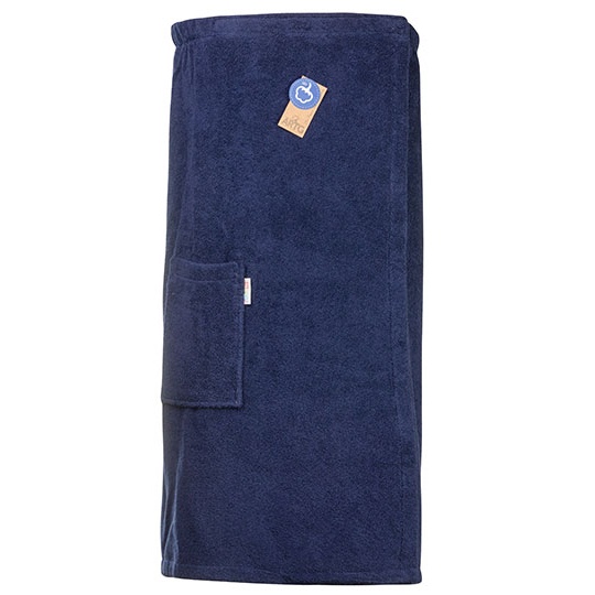 Kilt Saunowy Damski Bawelniany AR043 - French Navy