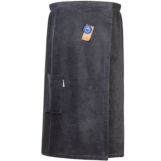 Kilt Saunowy Damski Bawełniany AR043 - Graphite