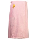 Kilt Saunowy Damski Bawelniany AR043 - Light Pink