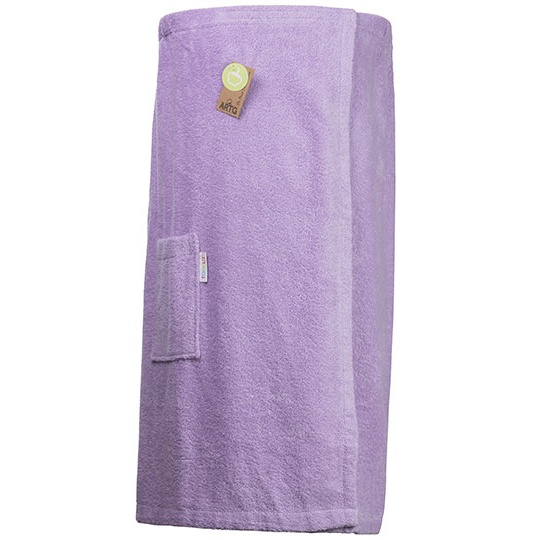 Kilt Saunowy Damski Bawełniany AR043 - Light Purple