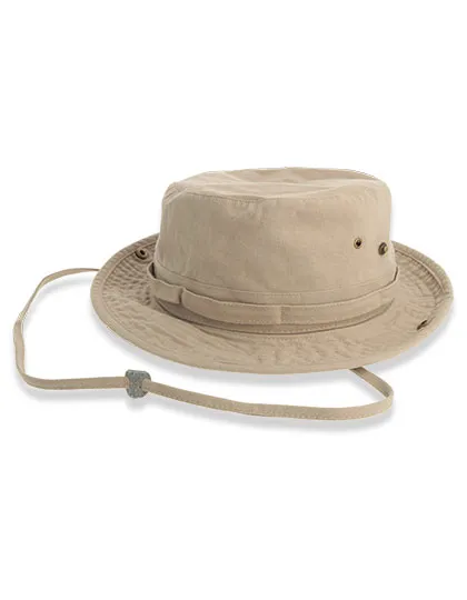 Czapka Nieusztywniona Bawelniana Canvas AT369 - Khaki