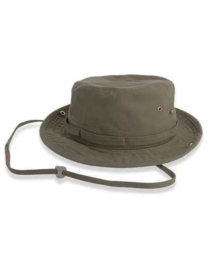 Czapka Nieusztywniona Bawelniana Canvas AT369 - Olive