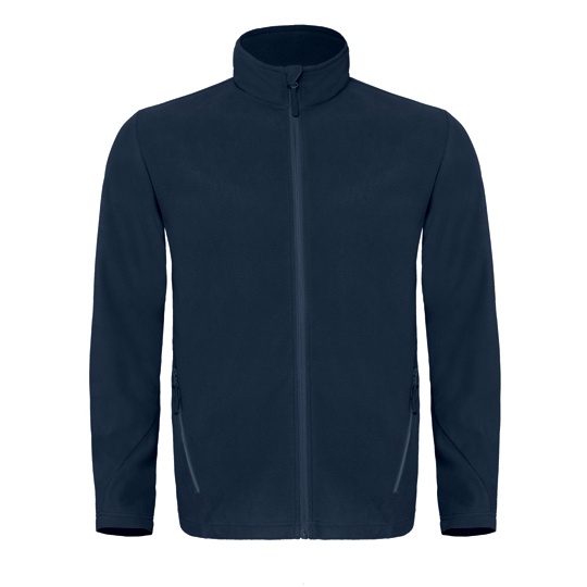 Bluza Meska Klasyczna Polarowa Oddychajaca BCFM717 - Navy