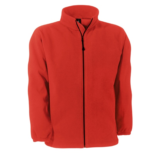 Bluza Dopasowana Unisex Mikropolar Wiatroszczelna Oddychajaca BCFU749 - Red