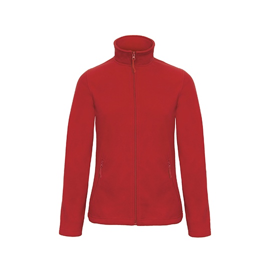 Damska bluza mikropolarowa slim BCFWI51 - Red
