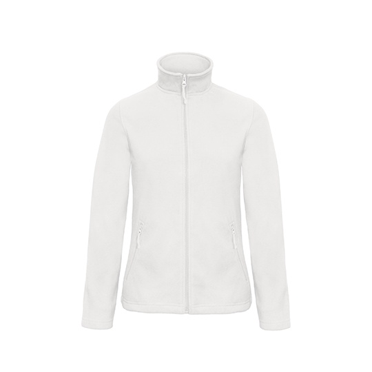 Bluza Damska Taliowana Mikropolarowa BCFWI51 - White