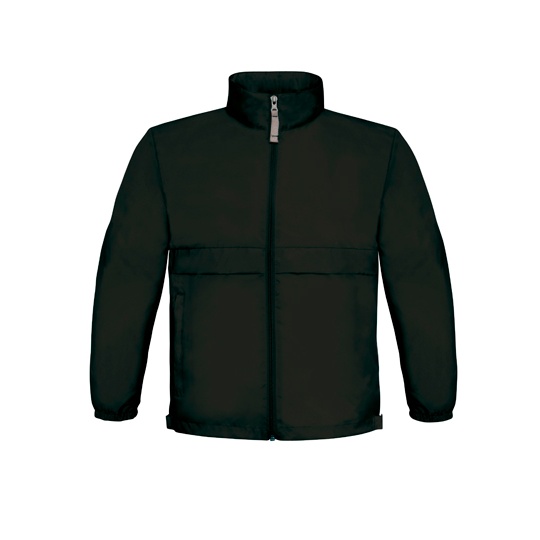 Kurtka dziecieca skladana z kapturem BCJK950 - Black