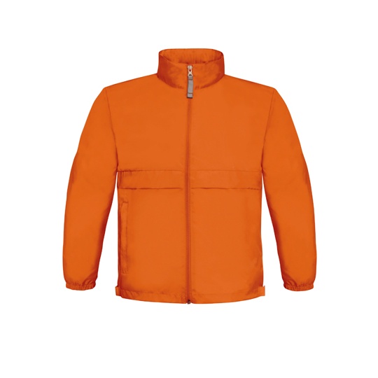 Kurtka dziecieca skladana z kapturem BCJK950 - Orange