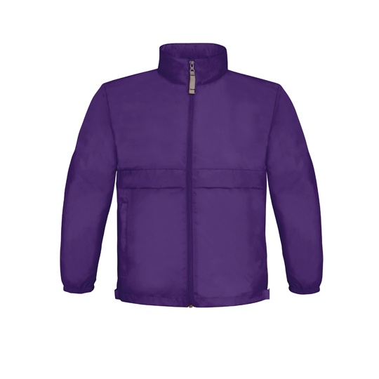 Kurtka dziecieca skladana z kapturem BCJK950 - Purple